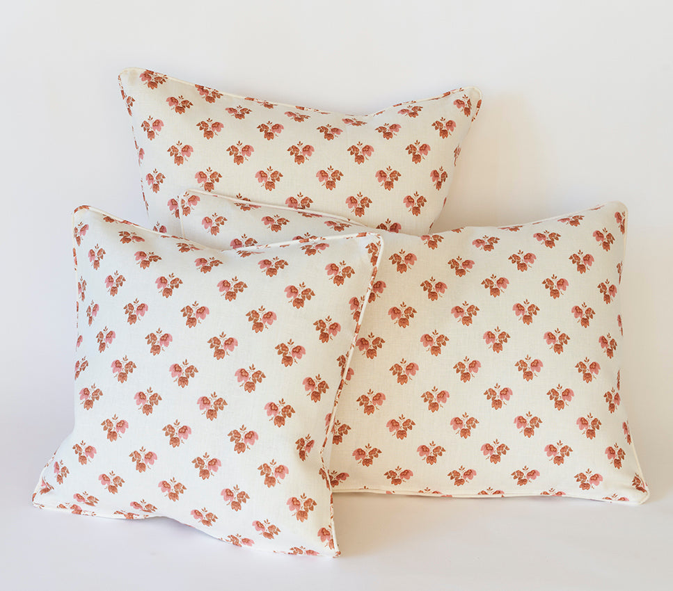 Linen Pillows - Berry