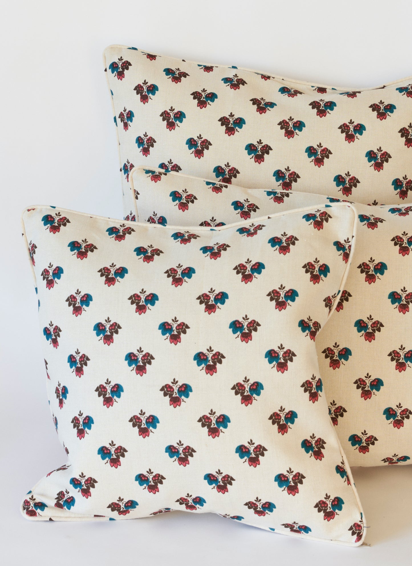 Linen Pillows - Teal