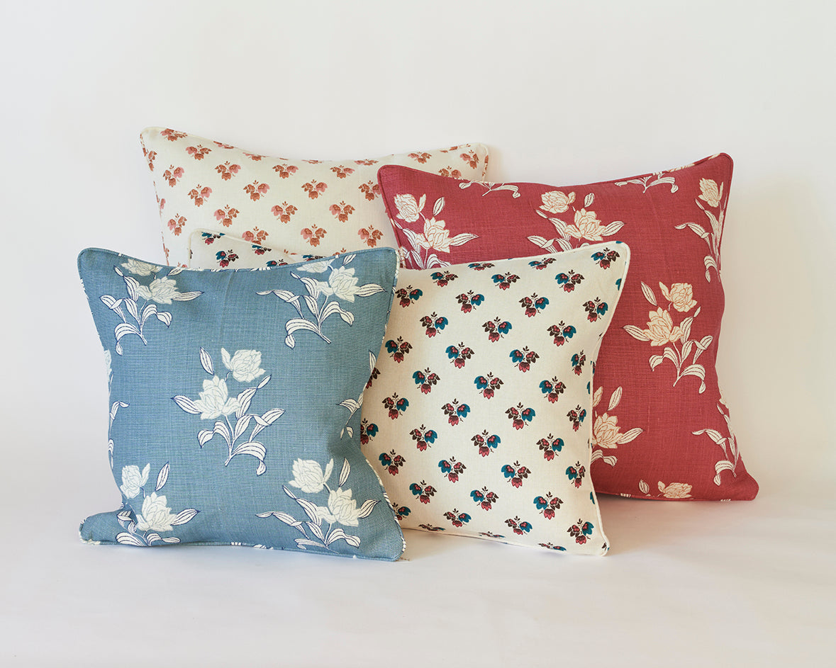 Linen Pillows - Berry