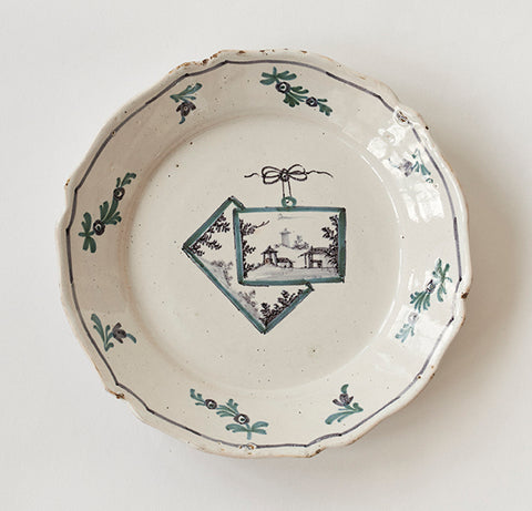 19th Century Faience Plate
