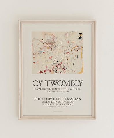 Cy Twombly Exhibition Poster 1993