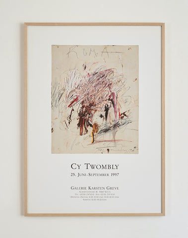 Cy Twombly Exhibition Poster 1997