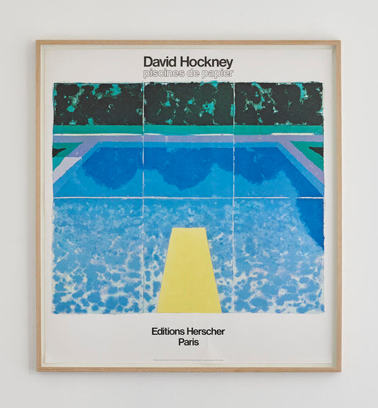 David Hockney "Piscines de Papier"