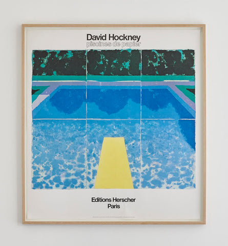 David Hockney "Piscines de Papier" 1980