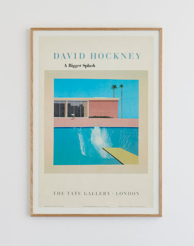 David Hockney Exhibition Poster