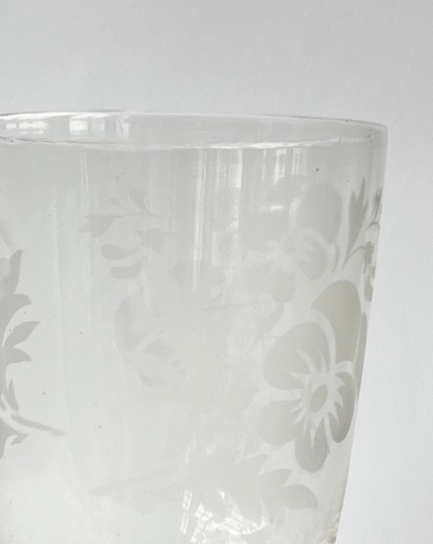 French Glass Vase