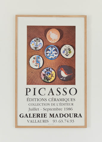 Picasso Exhibition Poster 1986