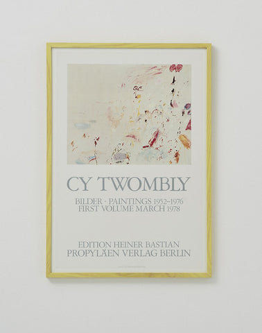 Cy Twombly Exhibition Poster 1978 - SOLD