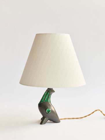 Ceramic Bird Lamp