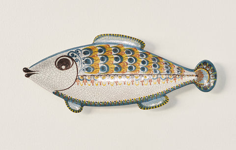 Ceramic Fish Wall Plate - SOLD