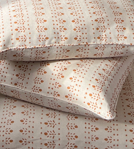 Linen Pillows - Burnt Orange