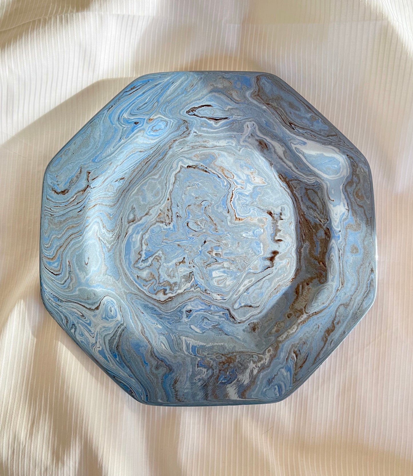 Terre Mêlée Serving Plates - Blue