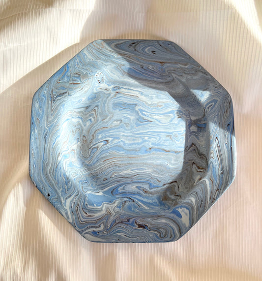 Terre Mêlée Serving Plates - Blue