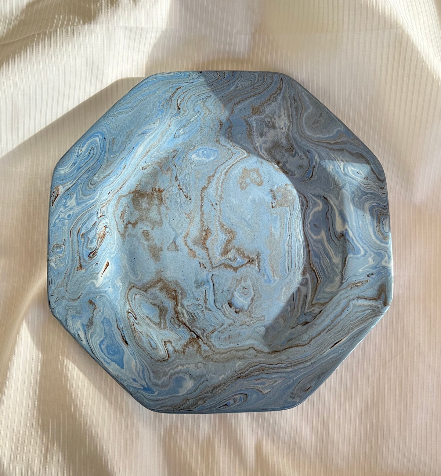 Terre Mêlée Serving Plates - Blue