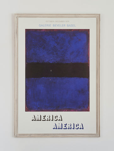 Mark Rothko Exhibition Poster 1976