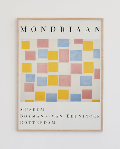 Mondrian Exhibition Poster 1986