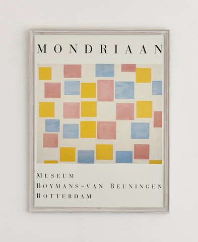 Mondrian Exhibition Poster 1986