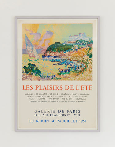 Paul Signac Exhibition Poster 1965