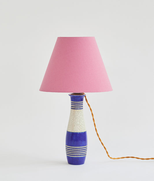 Primavera Longwy Faience Lamp - SOLD