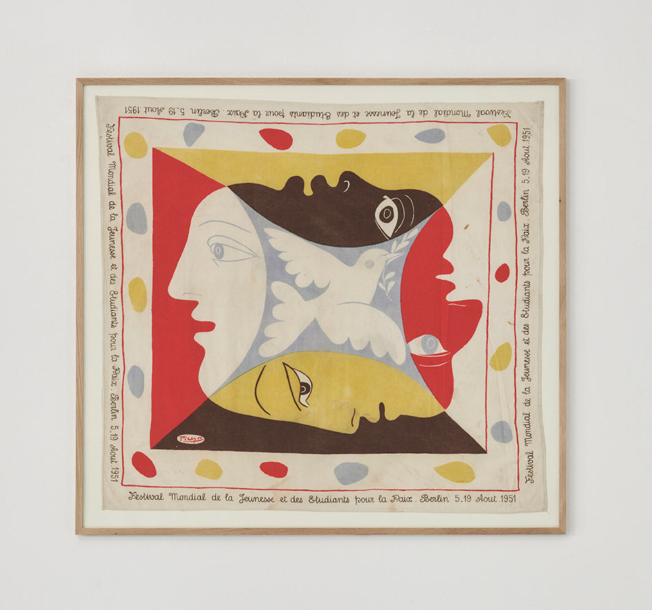 Pablo Picasso Youth Festival Scarf 1951 - SOLD