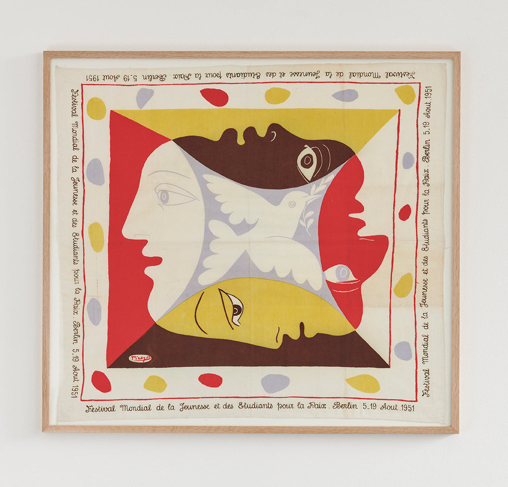 Pablo Picasso Youth Festival Scarf 1951