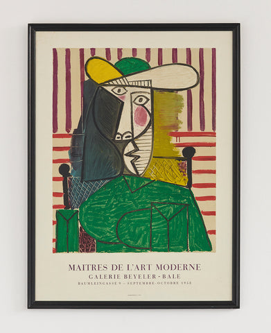 Pablo Picasso Exhibition Poster 1958