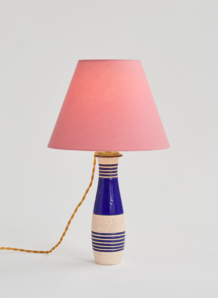 Primavera Longwy Faience Lamp - SOLD