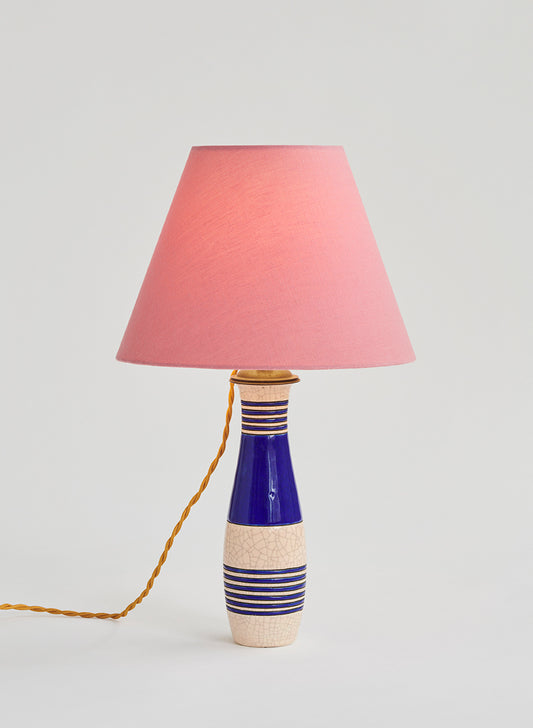 Primavera Longwy Faience Lamp - SOLD
